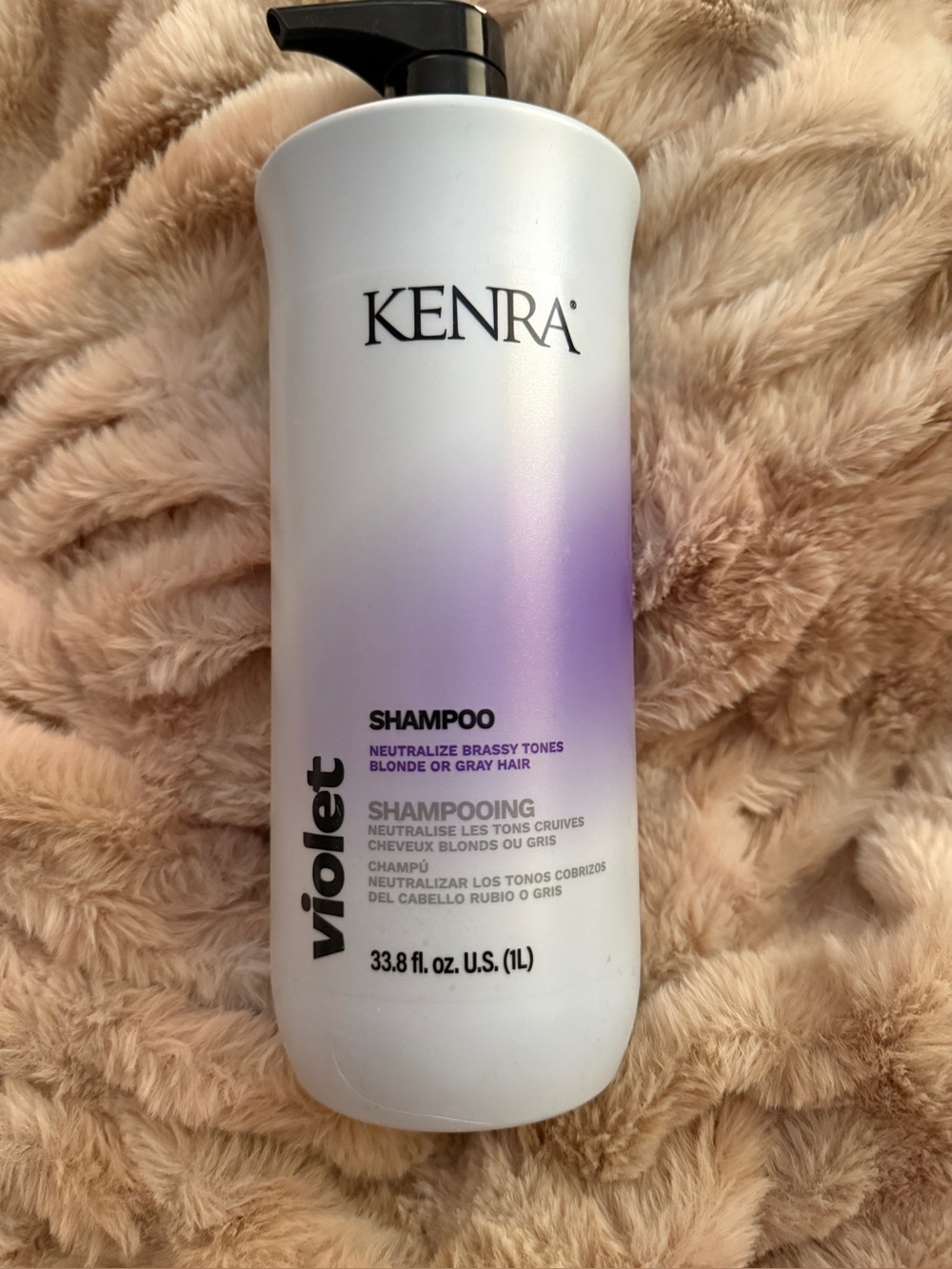 Kenra Violet Shampoo Blonde Toning Jumbo Liter 33.8oz
